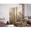 Artgeist Pertvara - Carved Baroque Ornaments - Rich Composition in Sepia Colors