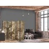 Artgeist Pertvara - Carved Floral Ornaments in Soft Sepia and Brown Tones