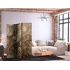 Artgeist Pertvara - Carved Floral Ornaments in Soft Sepia and Brown Tones