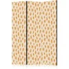 Artgeist Pertvara - Drawn Pattern in Spots and Dots in Shades of Oranžinis and Ecru