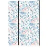Artgeist Pertvara - Fish in Minimalist Style - Fish in Aztec Style in Pastel Color Shades on a Baltas Background