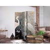Artgeist Pertvara - Herons and cherry blossoms - oriental-style illustration depicting birds