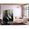 Artgeist Pertvara - Herons over a winter pond - Japanese-style illustration in dark colours