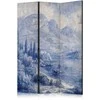 Artgeist Pertvara - Italian Landscape - Lake Como Painted in Shades of Mėlyna