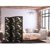 Artgeist Pertvara - Oriental impressions - decorative pattern with a motif of flying cranes on a dark background
