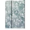 Artgeist Pertvara - Ornaments in Rubbed Faded Turquoise - Delicate Floral Pattern