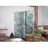 Artgeist Pertvara - Ornaments in Rubbed Faded Turquoise - Delicate Floral Pattern