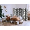 Artgeist Pertvara - Pastel birds - a delicate pattern of baltas and pilkas herons on a light pink background