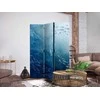 Artgeist Pertvara - Schools of Fish - Luminous Clusters of Fish in Mėlyna Hues Amidst the Sea Depths