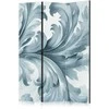 Artgeist Pertvara - Stone Baroque Ornaments in Light Shades of Gray and Mėlyna