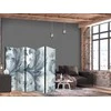 Artgeist Pertvara - Stone Baroque Ornaments in Light Shades of Gray and Mėlyna
