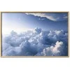 Artgeist Plakatas - Aerial Landscapes: Sunbeams Illuminating Puffy Cloud Formations