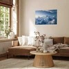 Artgeist Plakatas - Aerial Landscapes: Sunbeams Illuminating Puffy Cloud Formations