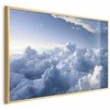 Artgeist Plakatas - Aerial Landscapes: Sunbeams Illuminating Puffy Cloud Formations