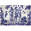 Artgeist Plakatas - Ancient Vineyard - three women in a portal painted in mėlynas ink