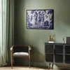 Artgeist Plakatas - Ancient Vineyard - three women in a portal painted in mėlynas ink