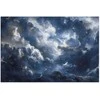 Artgeist Plakatas - Astronomical Wonders: Clouds and Stars in Harmonious Union
