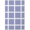 Artgeist Plakatas - Baltas Lines - a grid with large gaps on a mėlynas background