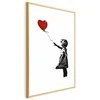 Artgeist Plakatas - Banksy: Girl with a Balloon