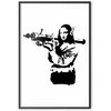 Artgeist Plakatas - Banksy Mona Lisa with Rocket Launcher