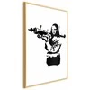 Artgeist Plakatas - Banksy Mona Lisa with Rocket Launcher