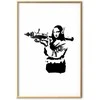 Artgeist Plakatas - Banksy Mona Lisa with Rocket Launcher