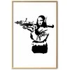 Artgeist Plakatas - Banksy Mona Lisa with Rocket Launcher
