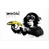 Artgeist Plakatas - Banksy: Monkey with a Banana