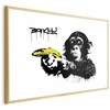 Artgeist Plakatas - Banksy: Monkey with a Banana