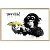 Artgeist Plakatas - Banksy: Monkey with a Banana