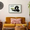 Artgeist Plakatas - Banksy: Monkey with a Banana