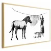 Artgeist Plakatas - Banksy: Zebra Washing