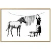 Artgeist Plakatas - Banksy: Zebra Washing