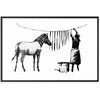 Artgeist Plakatas - Banksy: Zebra Washing