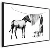 Artgeist Plakatas - Banksy: Zebra Washing