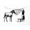 Artgeist Plakatas - Banksy: Zebra Washing