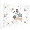 Artgeist Plakatas - Bear in a Race Car