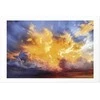 Artgeist Plakatas - Beautiful Sunset - clouds in warm shades
