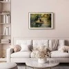 Artgeist Plakatas - Boat crossing - painting of two women sailing a boat on a river