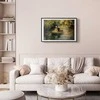 Artgeist Plakatas - Boat crossing - painting of two women sailing a boat on a river