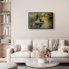 Artgeist Plakatas - Boat crossing - painting of two women sailing a boat on a river