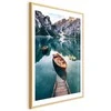 Artgeist Plakatas - Boats in the Dolomites