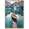 Artgeist Plakatas - Boats in the Dolomites