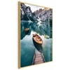 Artgeist Plakatas - Boats in the Dolomites