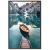 Artgeist Plakatas - Boats in the Dolomites