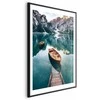 Artgeist Plakatas - Boats in the Dolomites