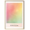 Artgeist Plakatas - Cherry Breeze - Pastel Gradient in Soft, Retro Colors