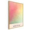 Artgeist Plakatas - Cherry Breeze - Pastel Gradient in Soft, Retro Colors