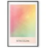 Artgeist Plakatas - Cherry Breeze - Pastel Gradient in Soft, Retro Colors