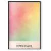 Artgeist Plakatas - Cherry Breeze - Pastel Gradient in Soft, Retro Colors